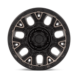 Fuel 1PC D824 TRACTION 20x9 +1mm Matte Black with Smoke Tint
