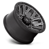 Fuel 1PC D825 TRACTION 20x10 -18mm Matte Gunmetal with Black Ring