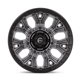 Fuel 1PC D825 TRACTION 20x10 -18mm Matte Gunmetal with Black Ring