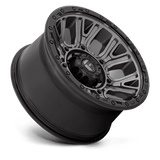 Fuel 1PC D825 TRACTION 20x10 -18mm Matte Gunmetal with Black Ring