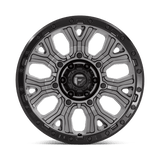 Fuel 1PC D825 TRACTION 20x9 +1mm Matte Gunmetal with Black Ring
