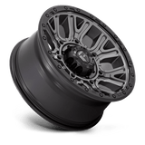 Fuel 1PC D825 TRACTION 20x9 +1mm Matte Gunmetal with Black Ring