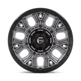 Fuel 1PC D825 TRACTION 20x9 +1mm Matte Gunmetal with Black Ring