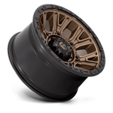 Fuel 1PC D826 TRACTION 20x10 -18mm Matte Bronze with Black Ring