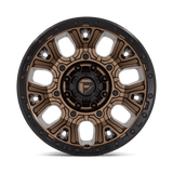 Fuel 1PC D826 TRACTION 20x10 -18mm Matte Bronze with Black Ring