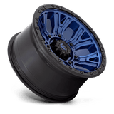 Fuel 1PC D827 TRACTION 20x10 -18mm Dark Blue with Black Ring