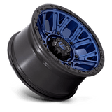 Fuel 1PC D827 TRACTION 20x10 -18mm Dark Blue with Black Ring