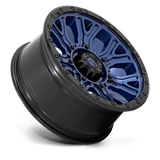 Fuel 1PC D827 TRACTION 20x9 +1mm Dark Blue with Black Ring