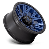 Fuel 1PC D827 TRACTION 20x9 +1mm Dark Blue with Black Ring
