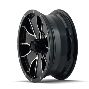 Trailer Wheels 14 Gloss Black Machined