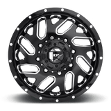 Fuel D581 Triton 20x8.25 +105 Gloss Black Milled premium truck wheel