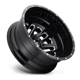 Fuel 1PC Triton 22x8.25 -221mm Gloss Black with Milled Spokes