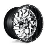 Fuel 2PC D211 TRITON 20x12 -44mm Chrome Plated Gloss Black Lip