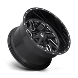 Fuel 1PC D581 TRITON 20x9 +1mm Gloss Black Milled (5x139.7 / 5x150)
