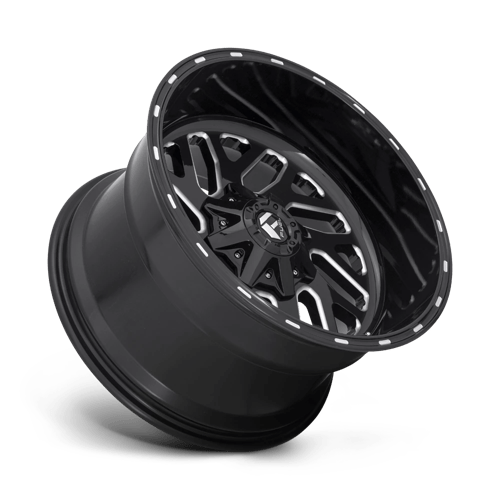 Fuel 1PC D581 Triton 22x12 -43mm Gloss Black Milled – TFS Wheels