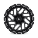 Fuel 1PC D581 TRITON 20x9 +1mm Gloss Black Milled (5x139.7 / 5x150)