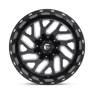 Fuel 1PC Triton 20x12 -43 Gloss Black with Milled Spoke Edges