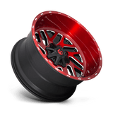 Fuel 1PC D691 TRITON 20x10 -18mm Candy Red Milled