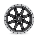 Fuel 1PC D551 TROPHY 17x8.5 -6mm Matte Black Gun Metal Ring