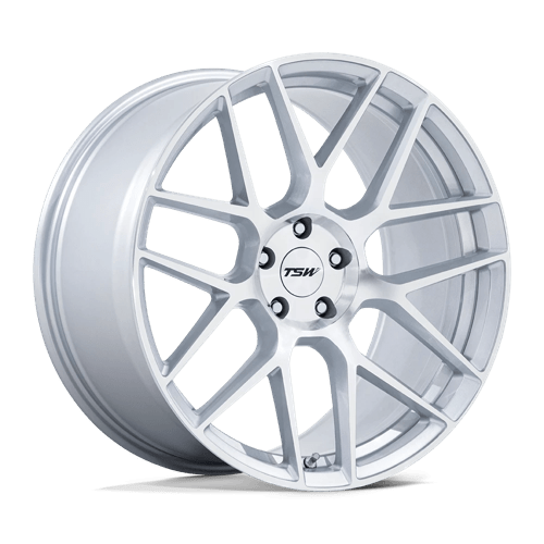 TSW TW002 LASARTHE 17x8 +35 Gloss Silver Machined