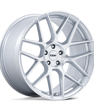 TSW TW002 LASARTHE 17x8 +40 Gloss Silver Machined