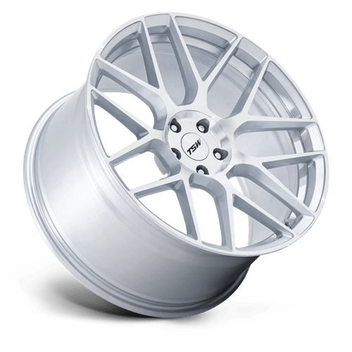 TSW Lasarthe 20x9 +20 Gloss Silver Machined