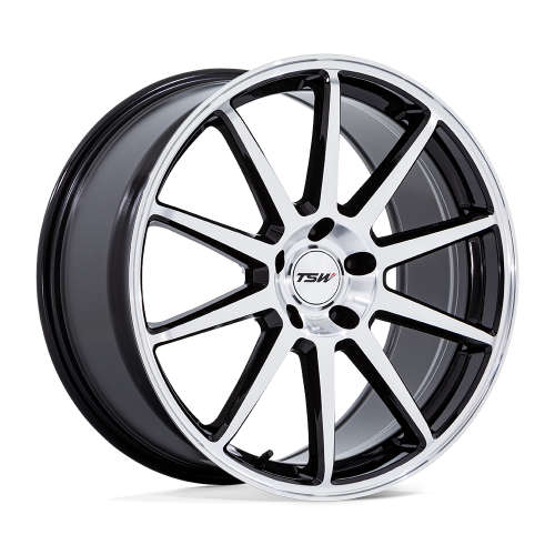 TSW Canard Black Machined wheel
