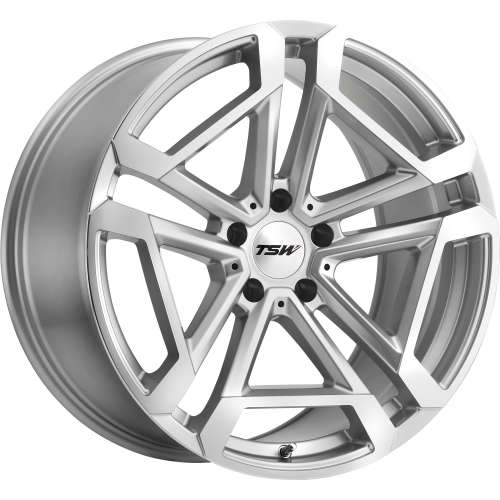 TSW Circuit Titanium Silver with Machined Spoke Faces