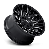 Fuel 1PC D769 TWITCH 20x10 -18mm Glossy Black Milled