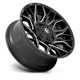 Fuel 1PC D769 TWITCH 20x9 +1mm Glossy Black Milled (5x139.7 / 5x150)
