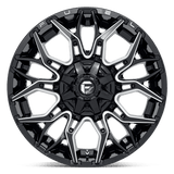 Fuel 1PC D769 TWITCH 22x10 -18mm Glossy Black Milled