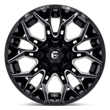 Fuel 1PC Twitch 22x12 -44mm Gloss Black with Milled Spokes