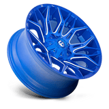 Fuel 1PC D770 TWITCH 22x10 -18mm Anodized Blue Milled