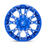 Fuel 1PC D770 TWITCH 22x10 -18mm Anodized Blue Milled
