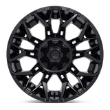 Fuel 1PC D772 TWITCH 22x12 -44mm Blackout