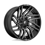 Fuel 1PC D773 TYPHOON Black wheel