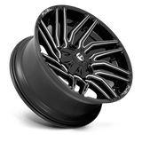Fuel 1PC D773 TYPHOON 22x10 -18mm Gloss Black Milled