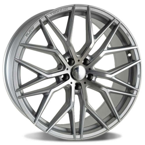 Traklite Wheels FT107 Silver with Machined Spoke Faces
