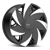Strada Turbina Black Machined wheel