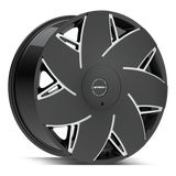 Strada Turbina S67 Black Milled wheel