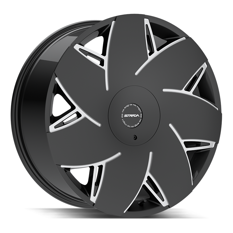 Strada Turbina Black Milled wheel