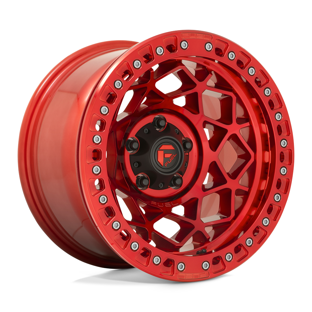 Fuel 1PC D121 UNIT BEADLOCK Red wheel