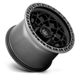 Fuel UTV D783 UNIT UTV 15x7 +10mm Matte Black with Gunmetal Ring