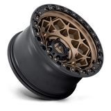 Fuel 1PC D785 UNIT 17x9 -12mm Bronze With Matte Black Ring