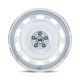 US Mag 1PC UC143 SCOTTSDALE 22x10.5 0mm Silver With Diamond Cut Lip