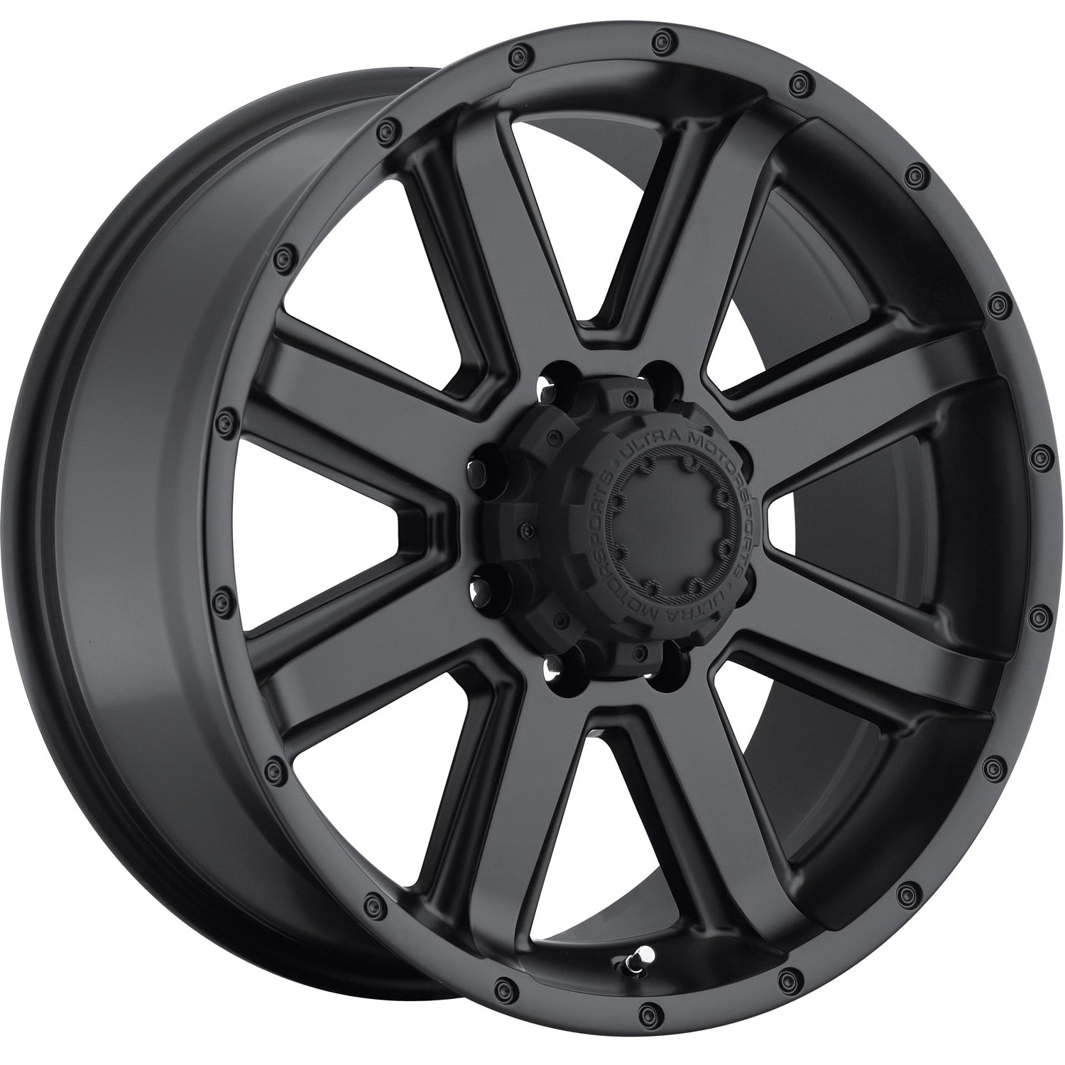Ultra Crusher Semi-Gloss Satin Black Wheel