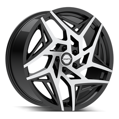 Shift Valve H36 Black Machined wheel
