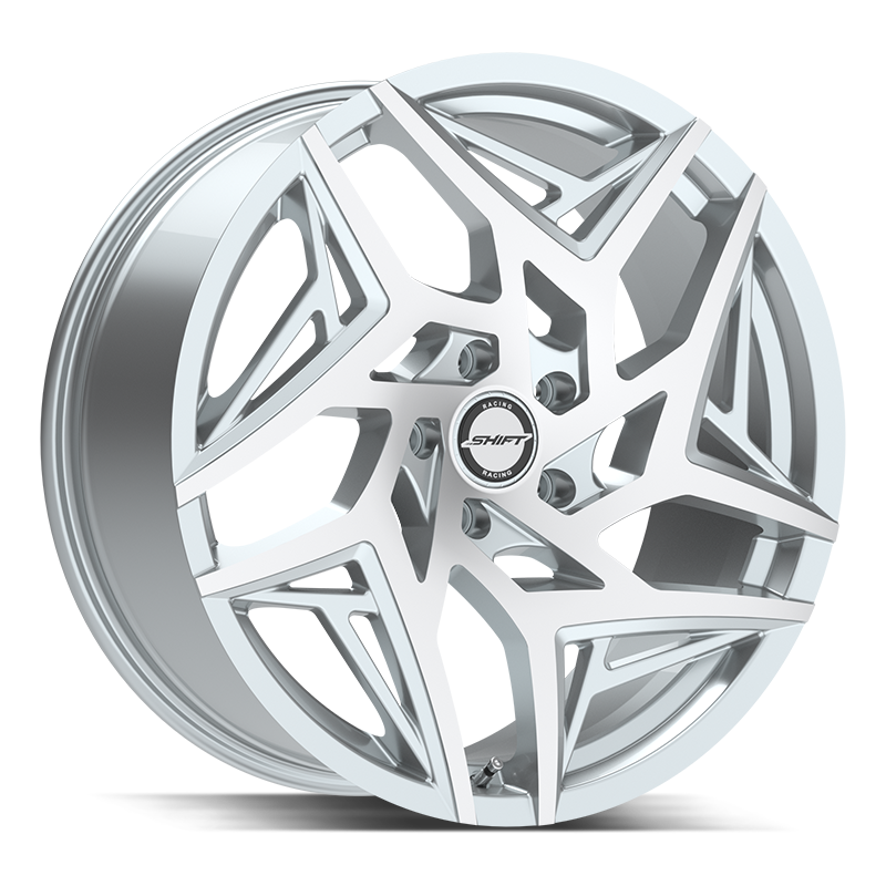 Shift Valve Silver Machined wheel
