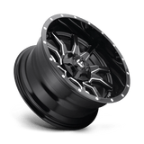 Fuel 1PC D627 VANDAL 20x9 +1mm Gloss Black Milled (5x114.3 / 5x127)