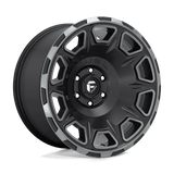 Fuel 1PC D686 VENGEANCE 20x9 +1mm Matte Black Smoke Tint